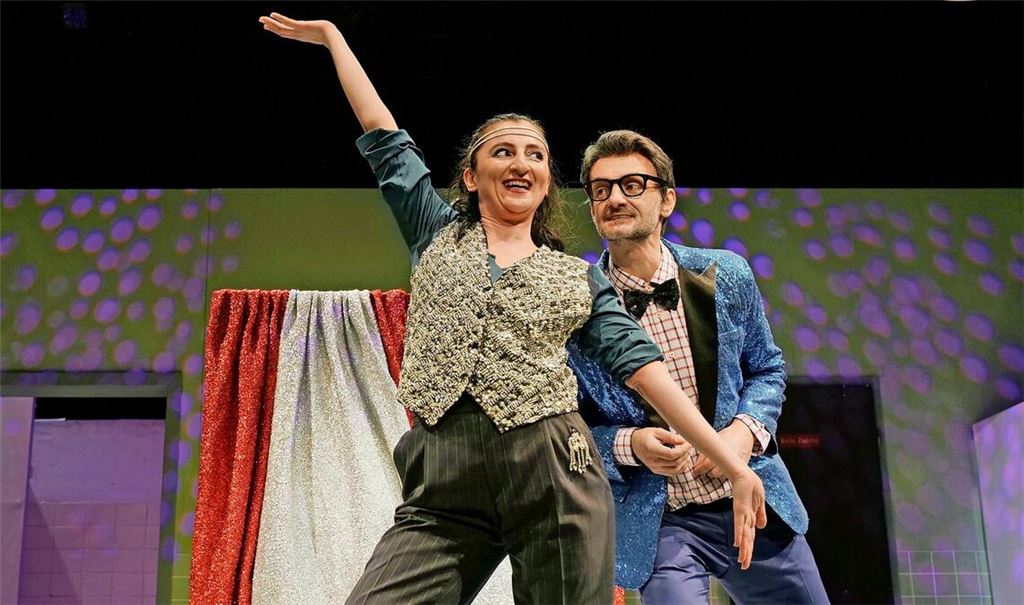 Konfetti! Stefanie Matkovic und Manuel Krstanovic