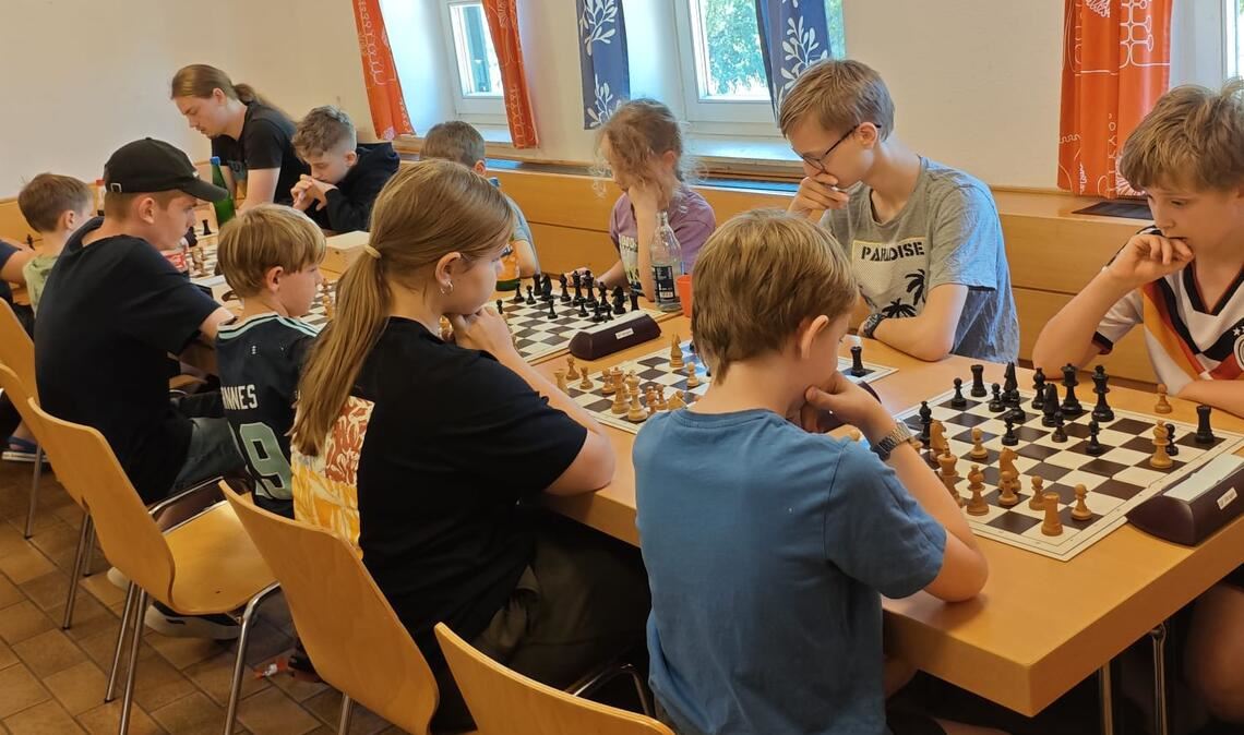 Konzentration ist beim Schachturnier gefragt. Foto: privat