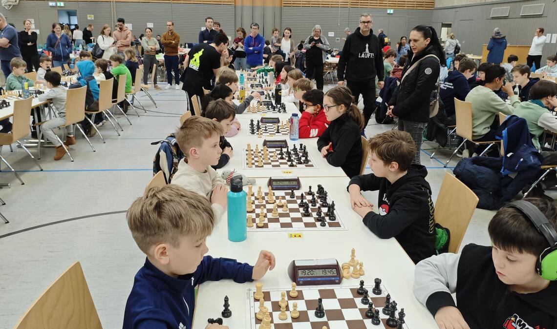 Konzentration ist das Wichtigste beim Schnellschach.