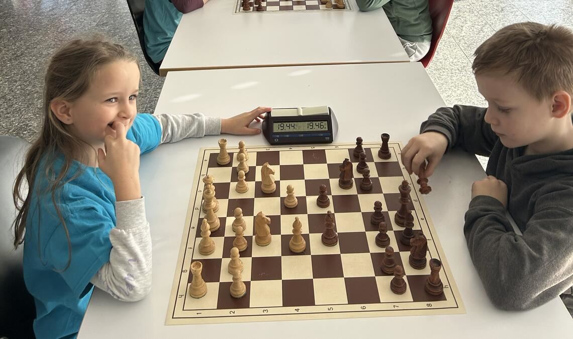 Konzentriert bei der Sache.