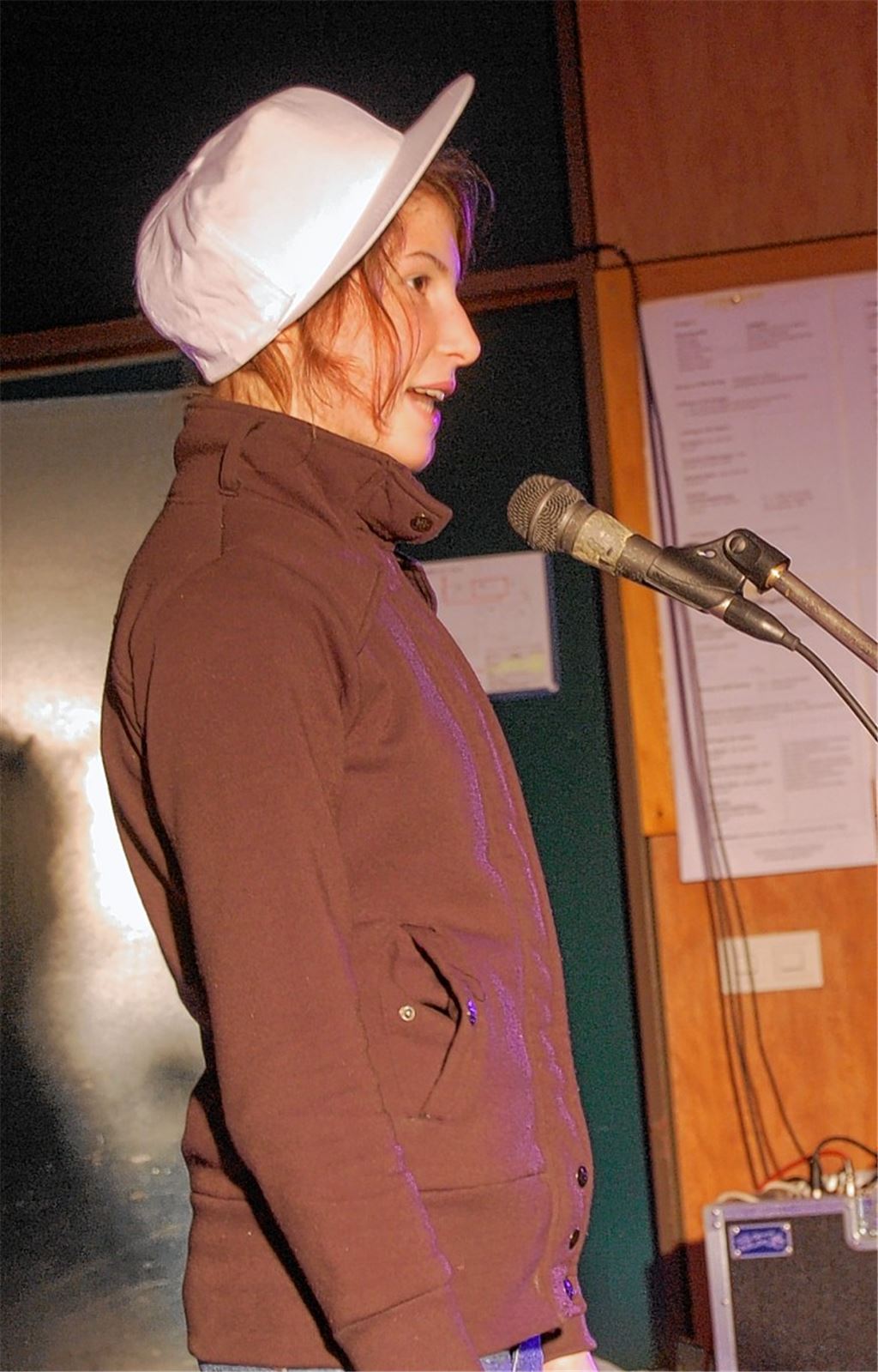 Konzentrierter Auftritt.