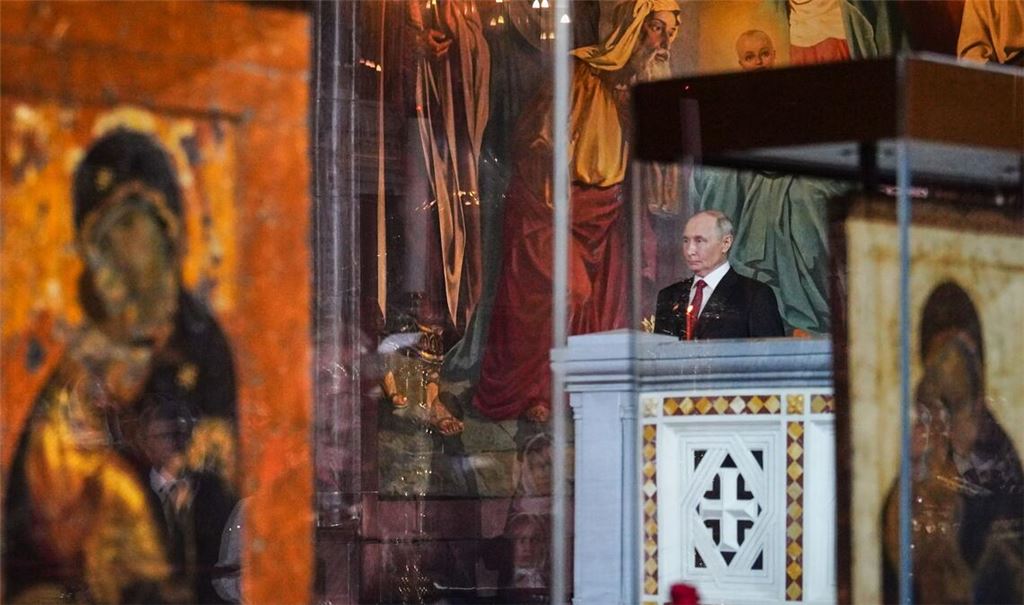Kremlchef Wladimir Putin hat zum orthodoxen Osterfest eine Waffenruhe in seinem Angriffskrieg gegen die Ukraine angeordnet.