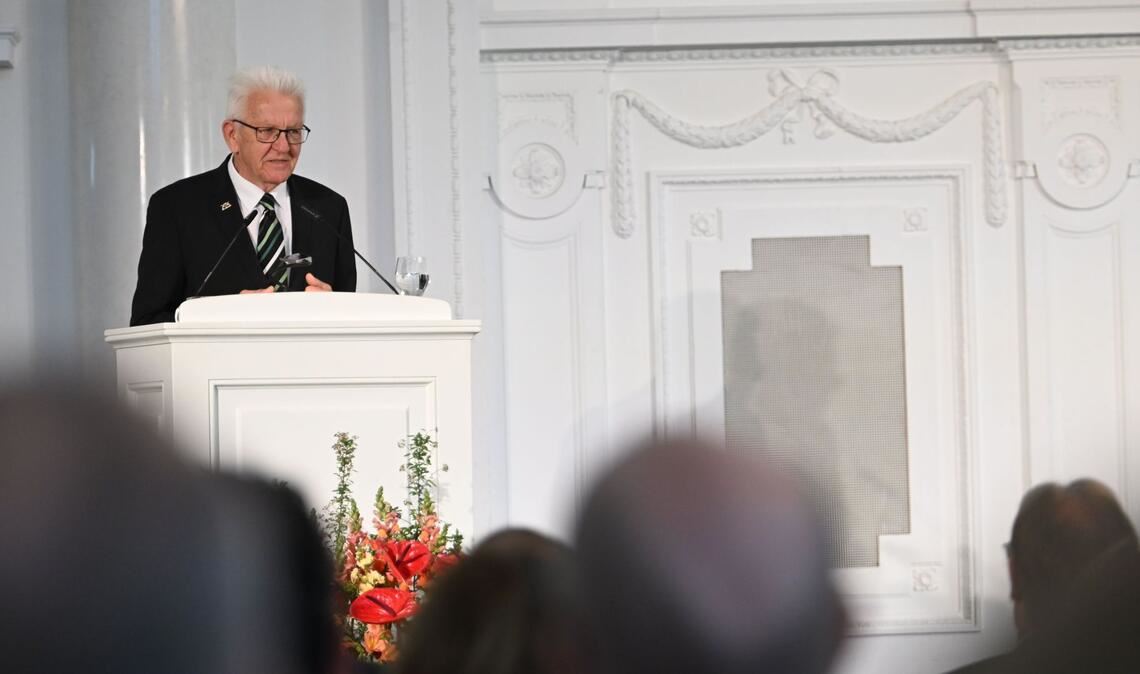 Kretschmann wurde an diesem Mittwoch in Stuttgart verabschiedet.
