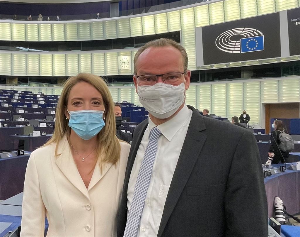 Krichbaum und Metsola. Foto: privat