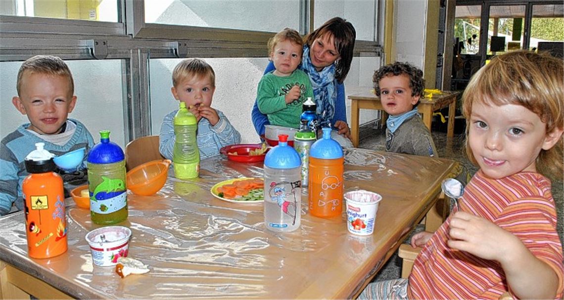 Krippenkinder: Seit neun Jahren werden im „Rabennest“ die ganz Kleinen betreut. Foto: Stahlfeld