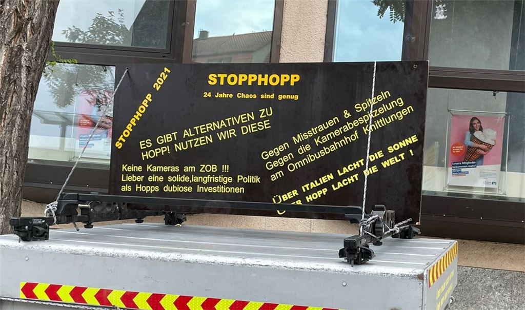 Kritik der beleidigenden Art. Foto: privat