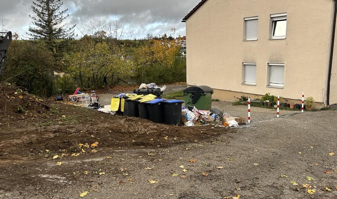 Kritiker der Zustände wundern sich: Die Pfosten verschärften das Müllproblem. Foto: privat