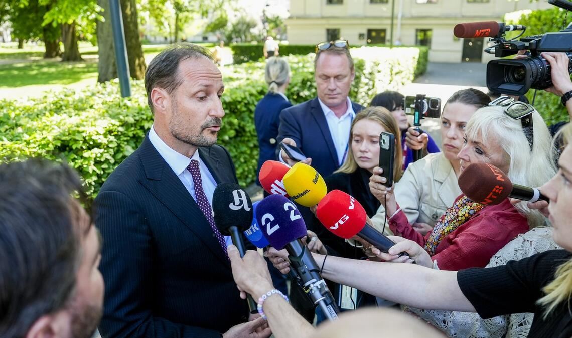 Kronprinz Haakon steht Rede und Antwort zu Krisen und Krankheiten. (Archivbild)