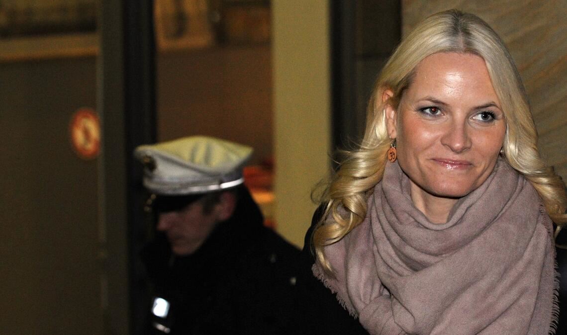 Kronprinzessin Mette-Marit im Jahr 2012: Zu dieser Zeit hatte sie Kontakt zu Epstein.