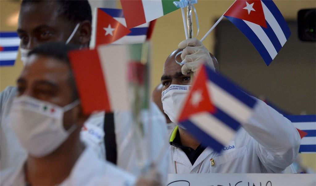 Kubanische Sanitätsbrigaden sind in vielen Ländern der Karibik im Einsatz.