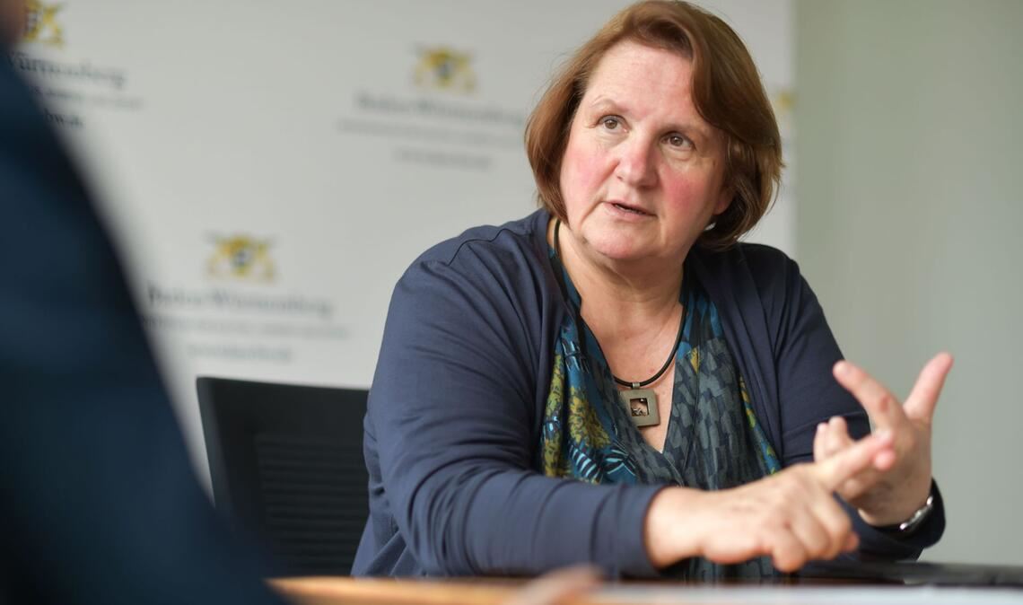 Kultusministerin Theresa Schopper steht im neuen Schuljahr vor einer nie da gewesenen Herausforderung.