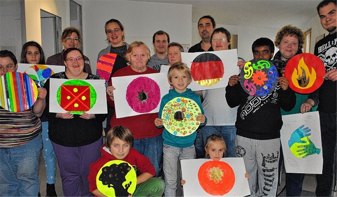 Mandalas werden zu einem Gesamtkunstwerk