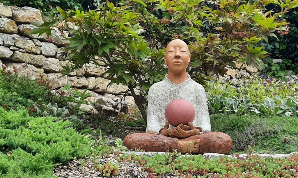 Kunst im Garten. Foto: privat