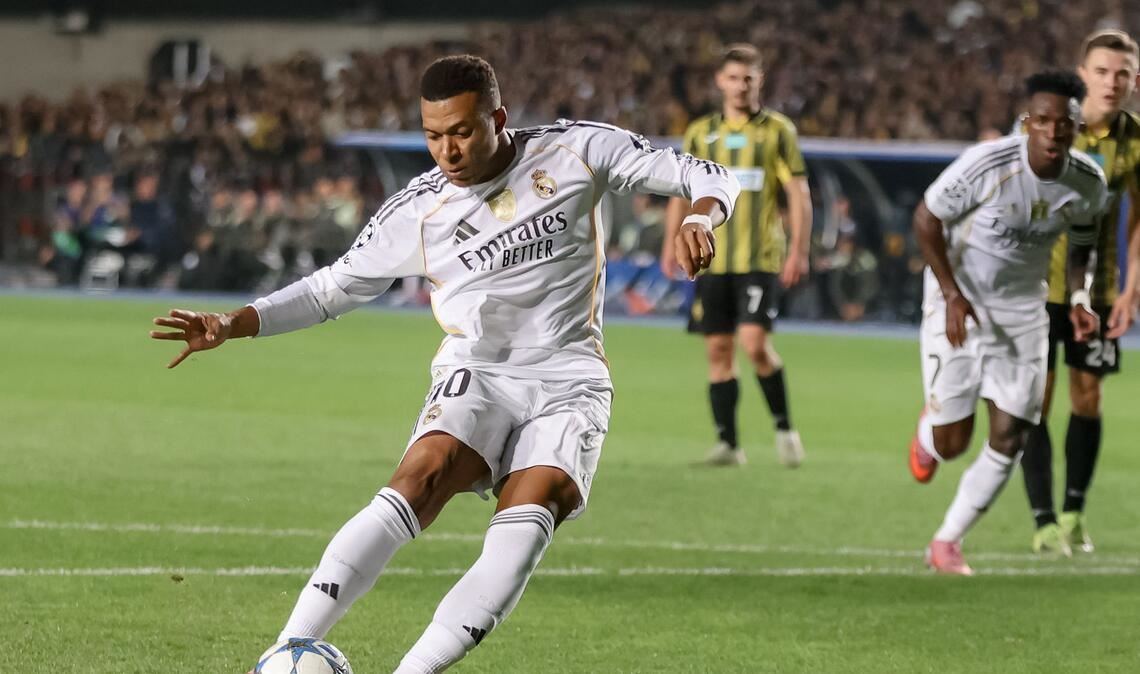 Kylian Mbappe trifft für Real Madrid nach Belieben.