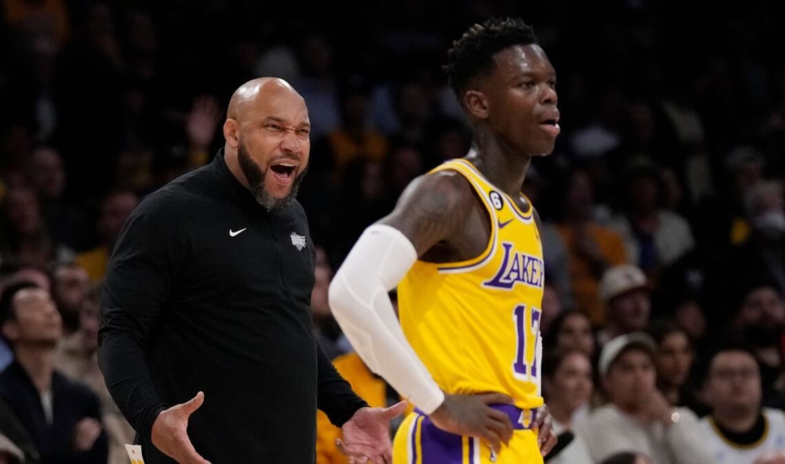 Lakers-Profi Dennis Schröder würde gerne weiter für das Team von Trainer Darvin Ham spielen.