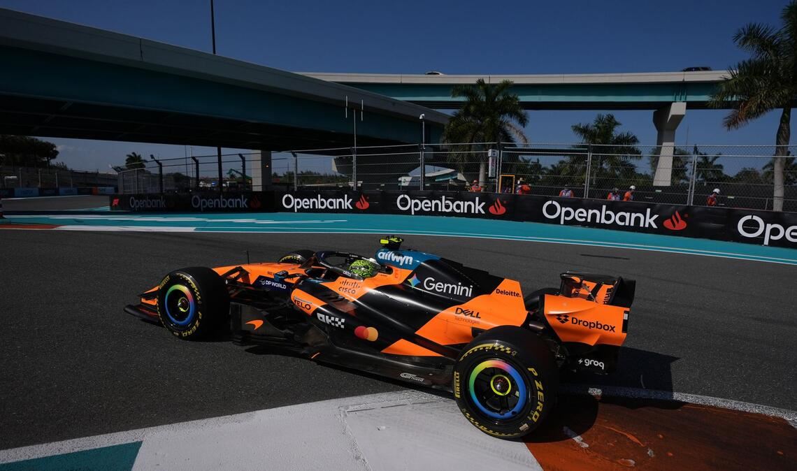 Lando Norris steht in der Sprint-Qualifikation ganz vorne.
