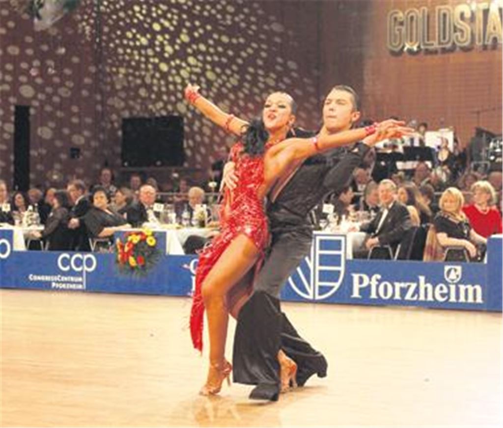 Lateintanz auf Weltklasse-Niveau gibt es alljährlich beim Pforzheimer Goldstadtpokal zu sehen. Foto: Tilo Keller