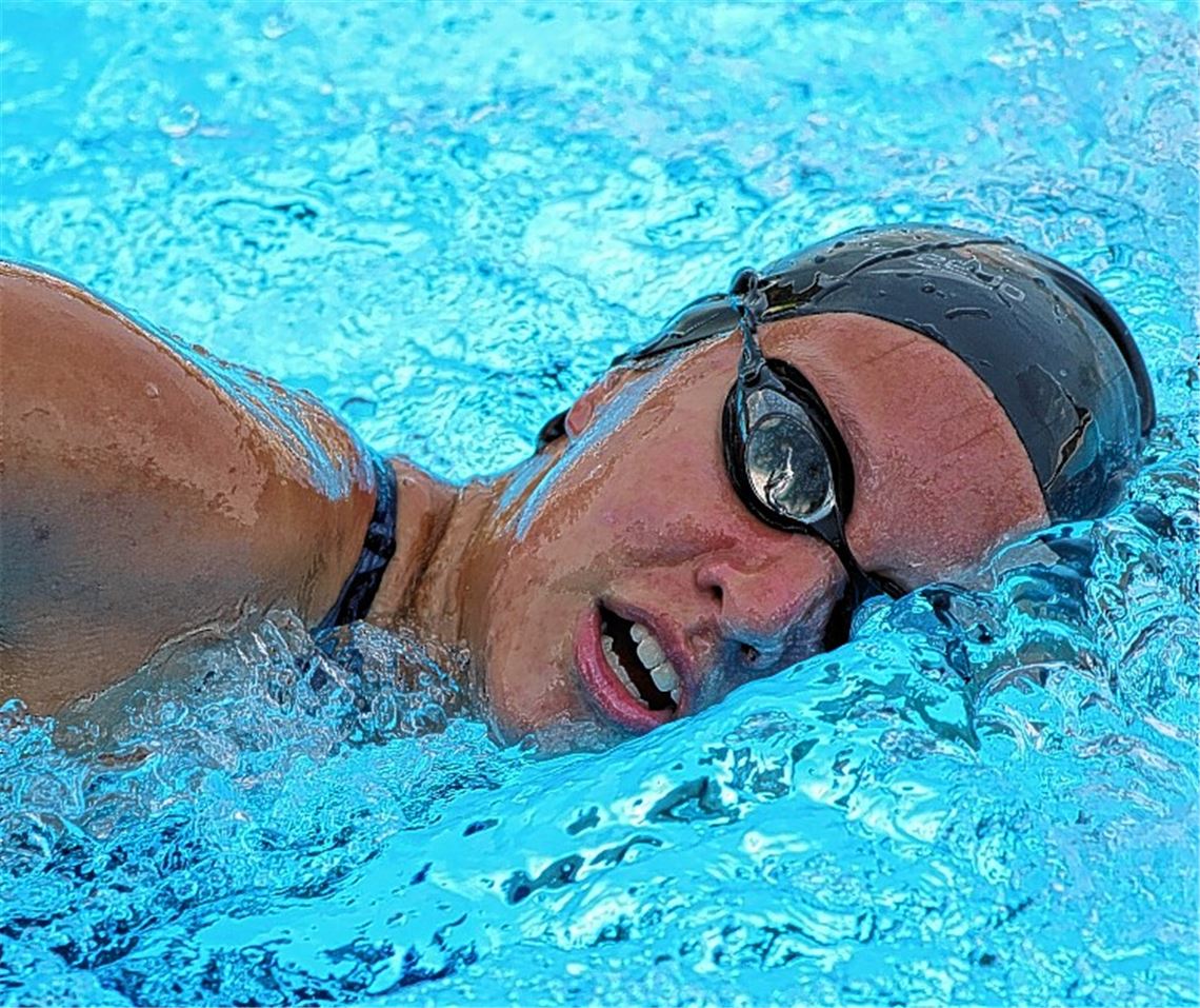 Laura Heeb stellt ihre Stärke auf den Sprintstrecken unter Beweis.