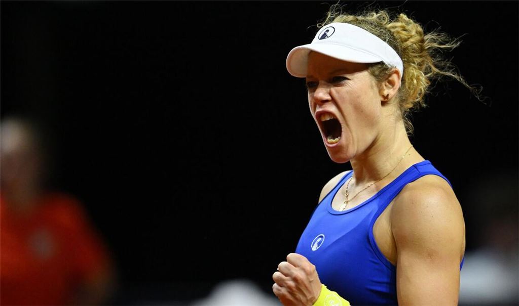 Laura Siegemund ist ins Achtelfinale des Porsche Tennis Grand Prix in Stuttgart eingezogen.