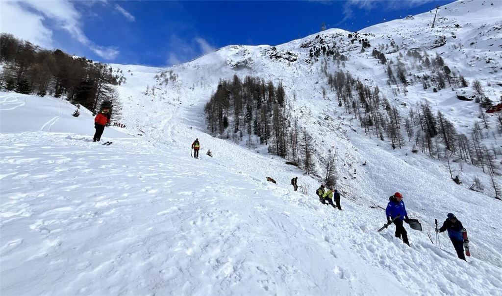 Lawinenrettung bei Zermatt (Archiv).
