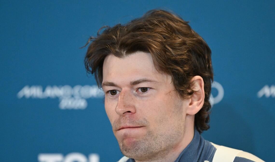 Leagreid musste auch bei der Pressekonferenz Fragen zu seinem Geständnis beantworten.