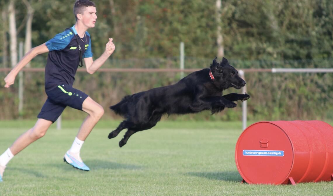 Leandro Heidinger sprintet mit Nemo zum zweiten Sieg. Fotos: privat