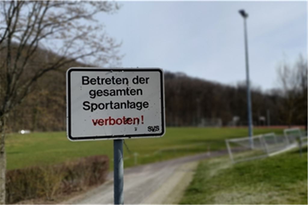 Leere Sportanlagen. Archivfoto: Huber