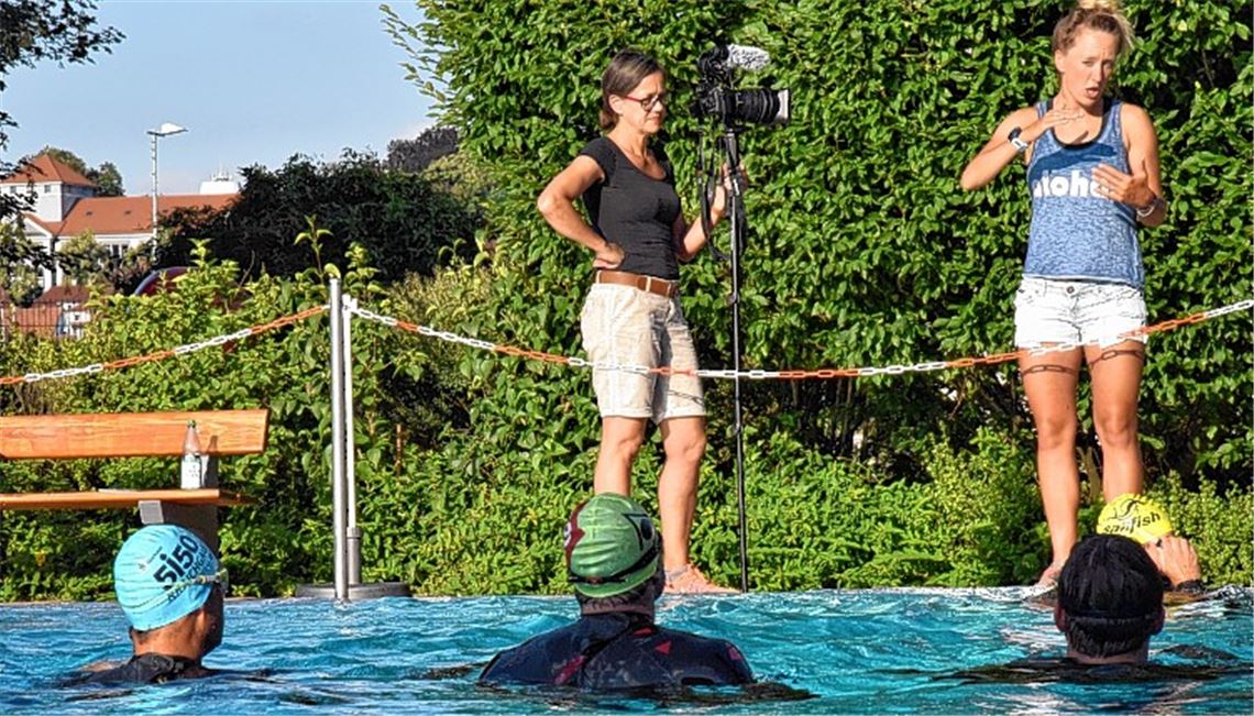 Geradeaus-Schwimmer haben es leichter