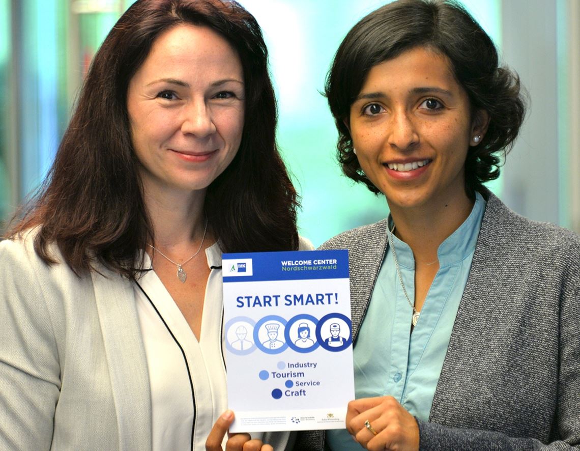 Leiterin Lina Zambrano (re.) und ihre Mitarbeiterin Michaela Thoma.privat