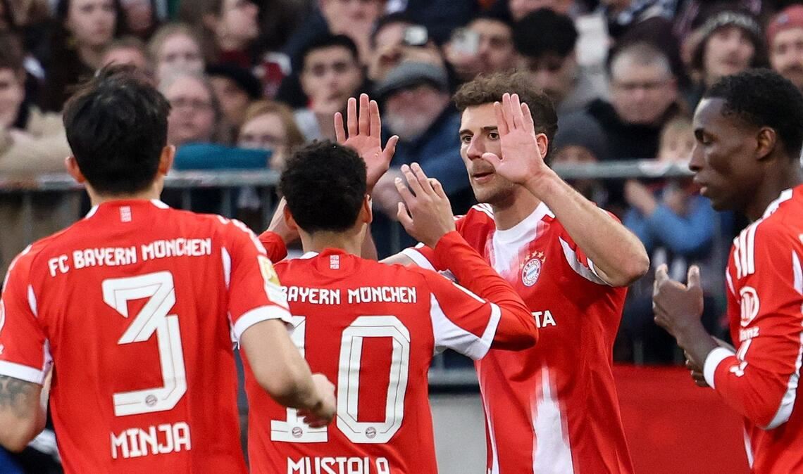 Leon Goretzka trug sich mit seinem Tor in die Geschichtsbücher ein.
