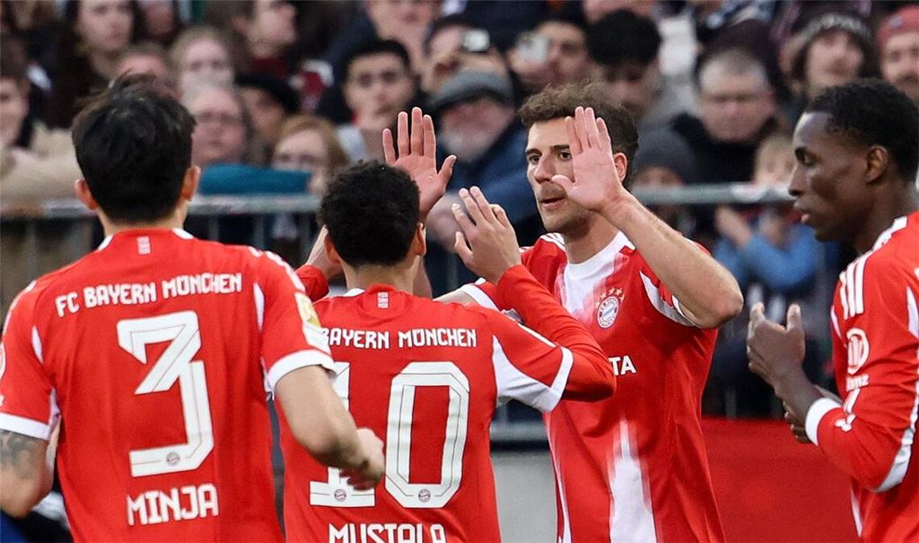 Leon Goretzka trug sich mit seinem Tor in die Geschichtsbücher ein.
