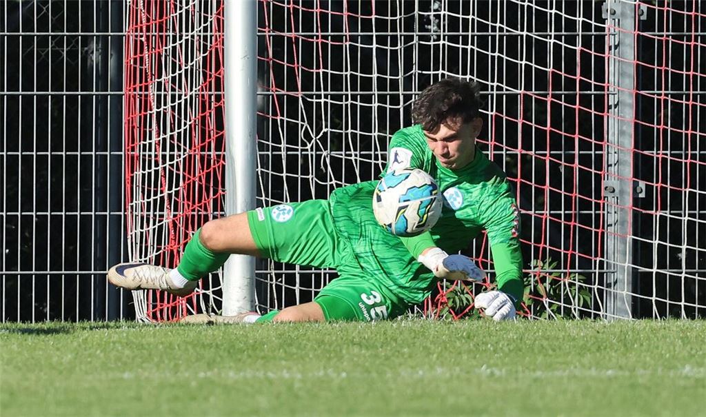 Leon Neaime hatte in dieser Saison bisher einen Pflichtspieleinsatz – beim WFV-Pokalspiel in Weilimdorf.