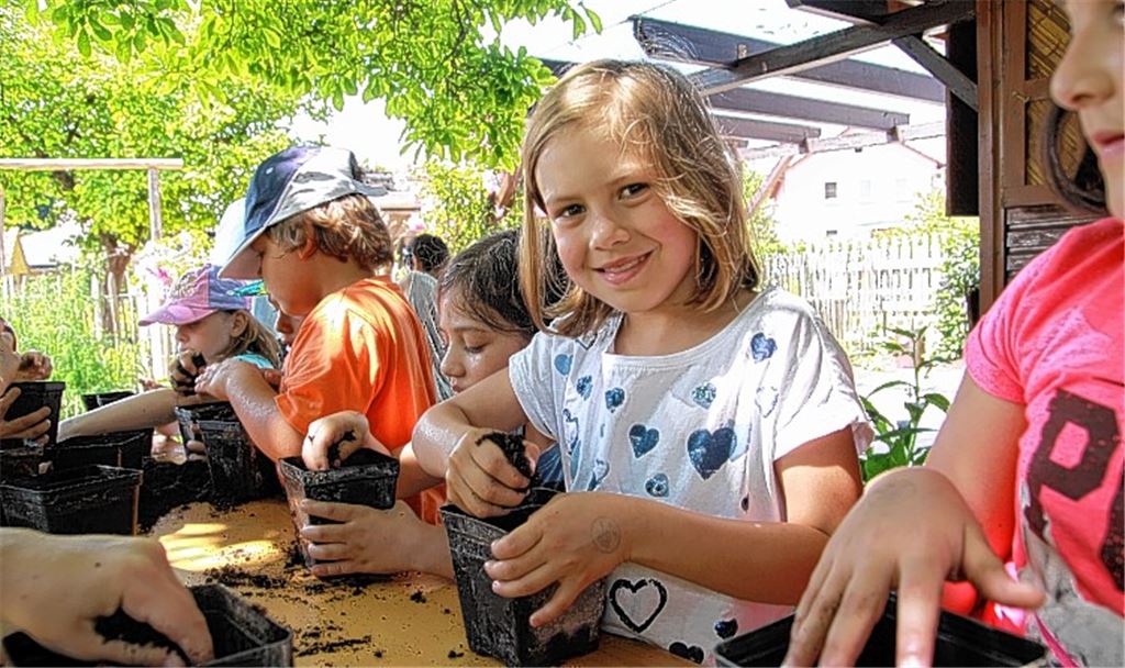 Lernen im Grünen: Kinder sollen Spaß haben und gleichzeitig etwas über die Natur erfahren.