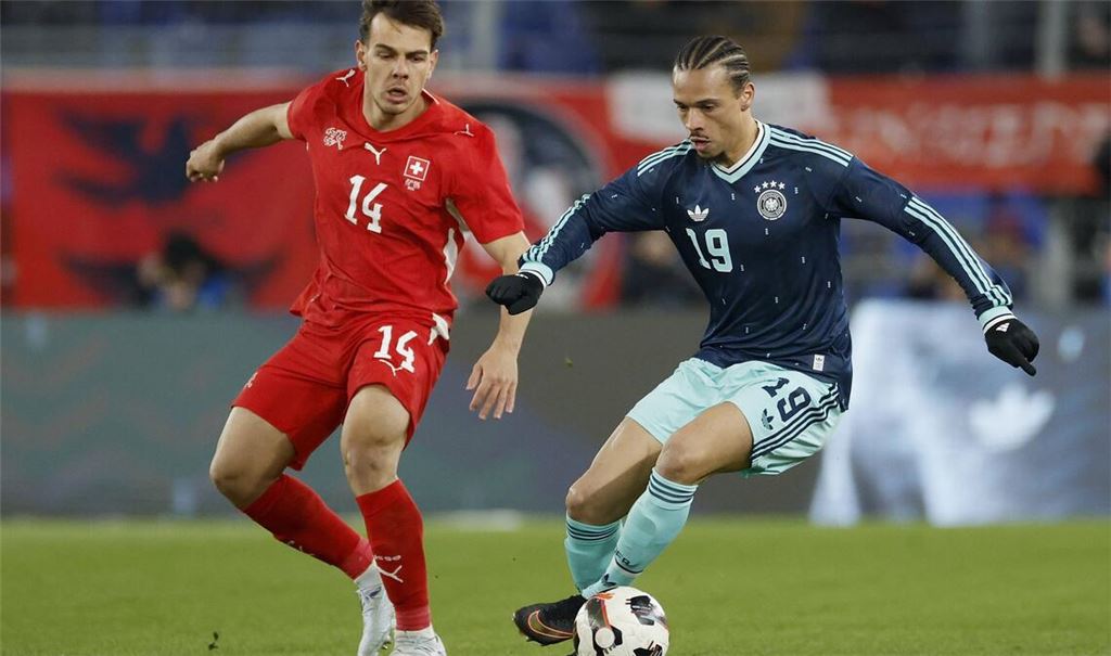 Leroy Sané (rechts) hat gegen die Schweiz nicht überzeugt.