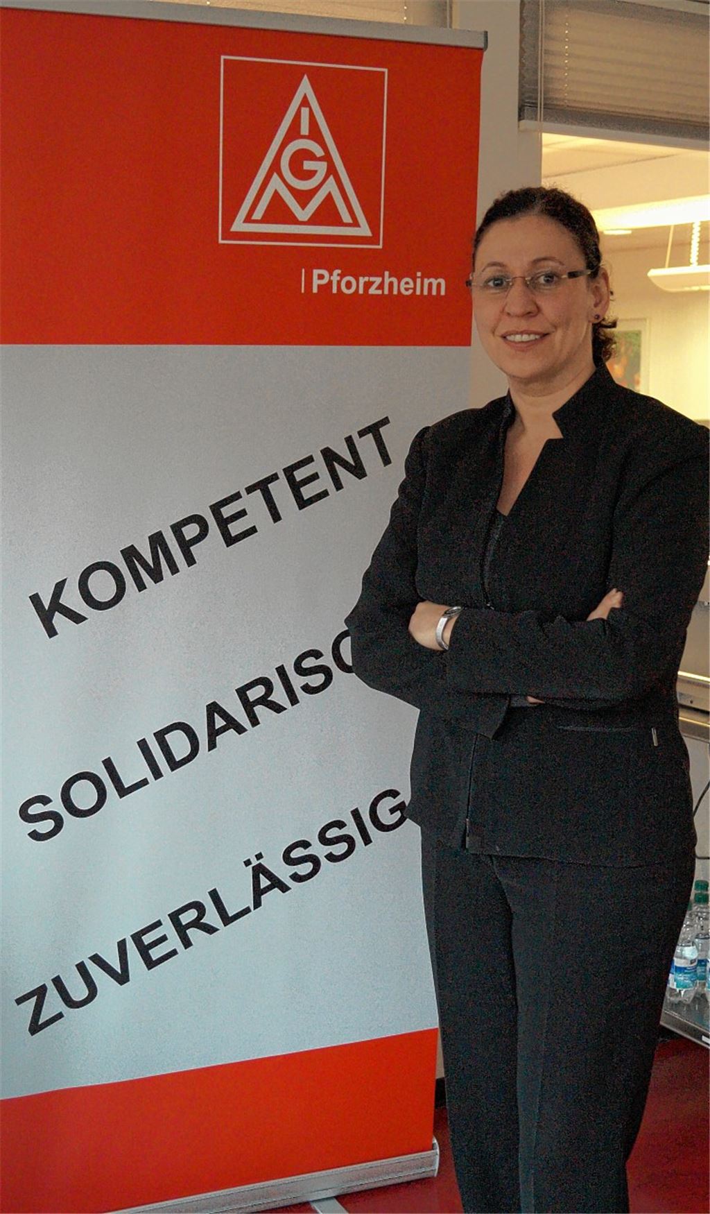 Liane Papaioannou, Gewerkschaftssekretärin der IG Metall Pforzheim.Foto: Czop