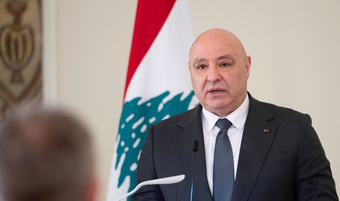 Libanons Präsident Joseph Aoun hat in der Vergangenheit Verhandlungsbereitschaft signalisiert. (Archivfoto)