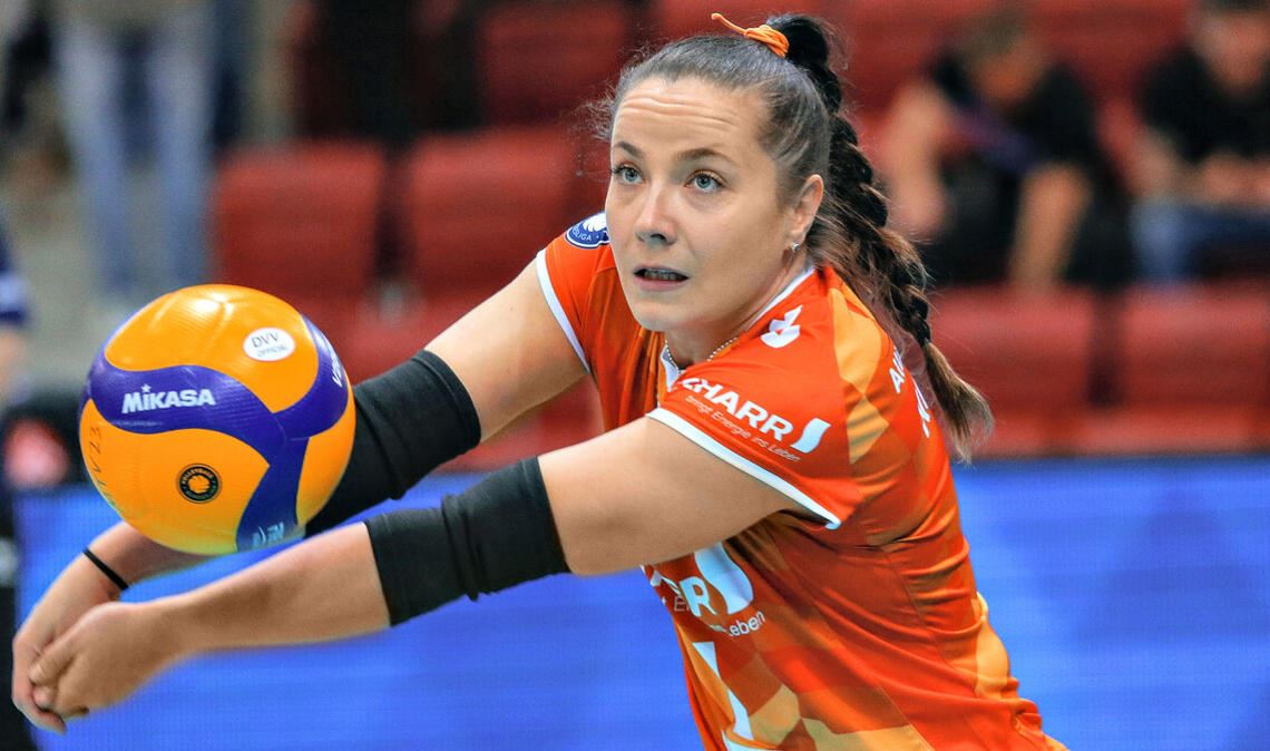 Libera Roosa Koskelo gewann mit dem Volleyball-Bundesligisten Allianz MTV Stuttgart acht Titel.