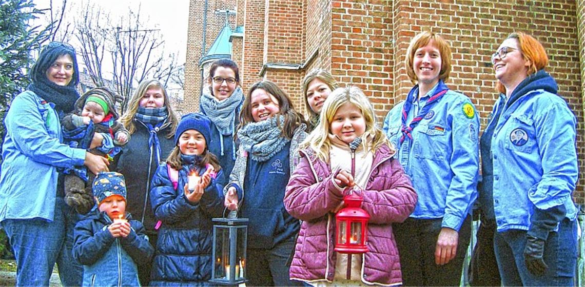 Licht steht für den Frieden