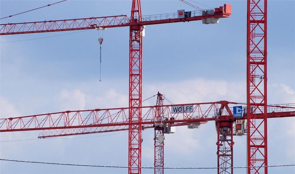 Lieferengpässe setzen dem Wohnungsbau zu. (Archivbild)