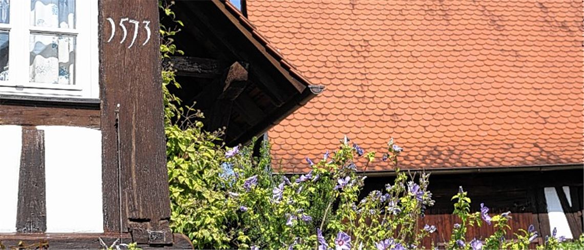 Lienzingen verfügt über eine noch erkennbare historische Ortsstruktur. 