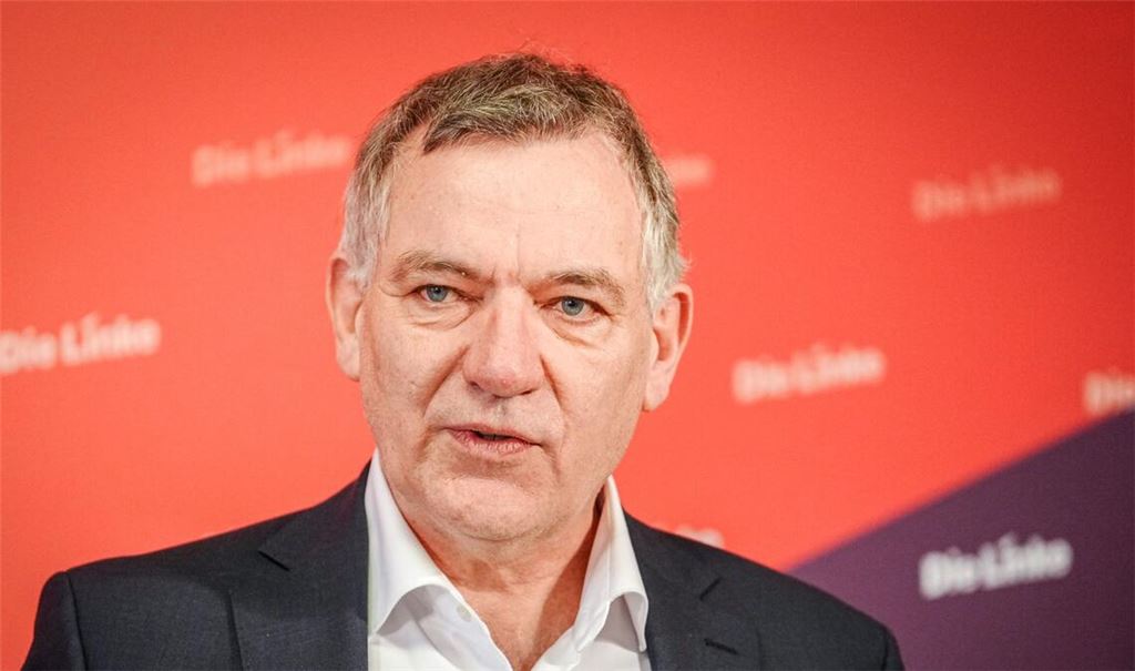 Linken-Chef Van Aken positioniert sich gegen Nato-Truppen in der Ukraine. (Archiv)