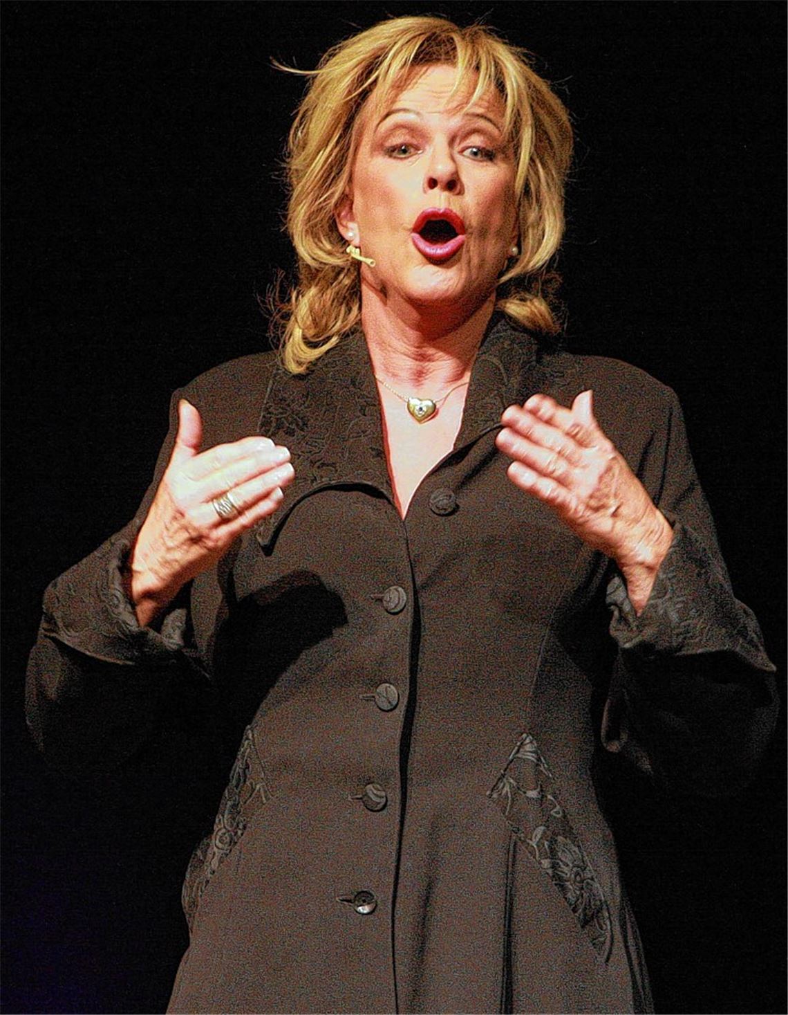 Lisa Fitz in Aktion.