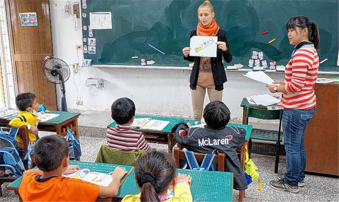 Lisa Reymann aus Lienzingen ist im Osten Taiwans an mehreren Schulen tätig und versucht unter anderem, den Kindern die englische Sprache näherzubringen.