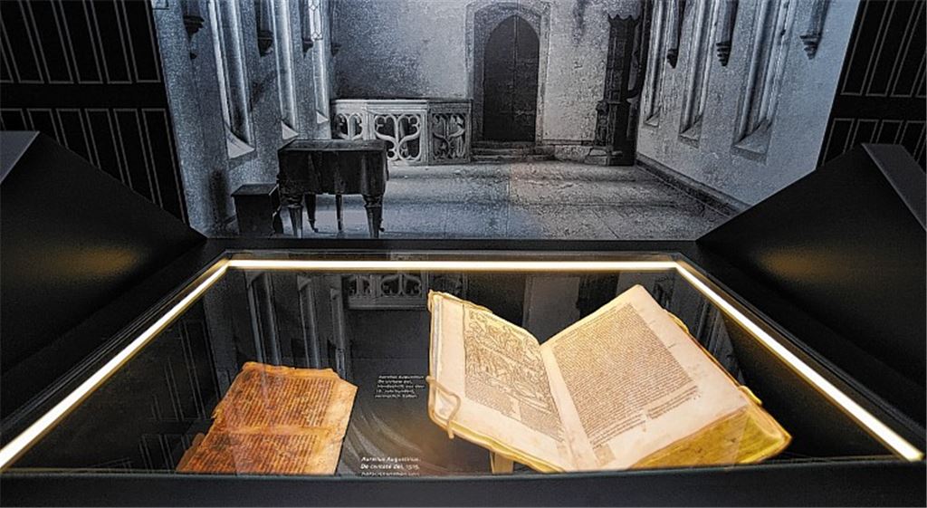 Literarische Zeugnisse – wie diese alten Schriften – gibt es modern verpackt mit vielen Informationen im neuen Maulbronner Literaturmuseum zu sehen.