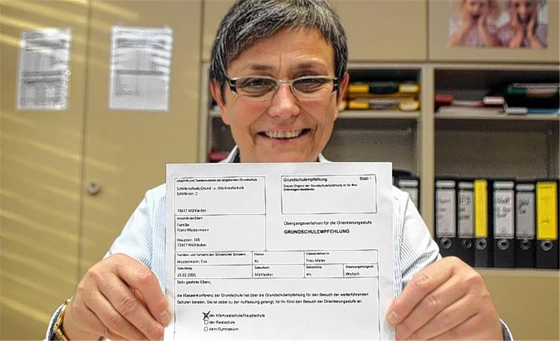 Lob für die neue Regelung: Die Leiterin der Mühlacker Schillerschule, Waltraud Schellenberger-Hagenbucher, hält es für richtig, die Eltern bei der Schulwahl mehr in die Pflicht zu nehmen.