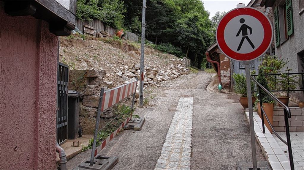 Löffelstelzweg: offen, aber nicht frei.Foto: Sadler