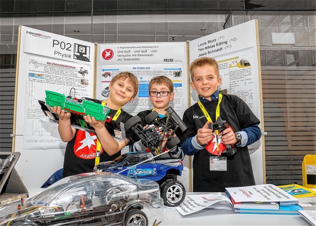 Junge Tüftler stellen sich dem Wettbewerb