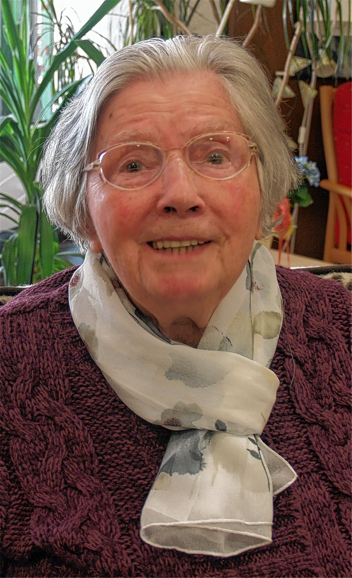 Luise Burkhardt ist 1912 geboren. Foto: Filitz