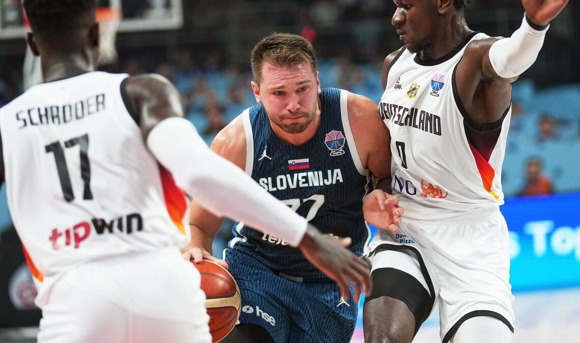 Luka Doncic stellte die deutschen Basketballer vor riesige Probleme.