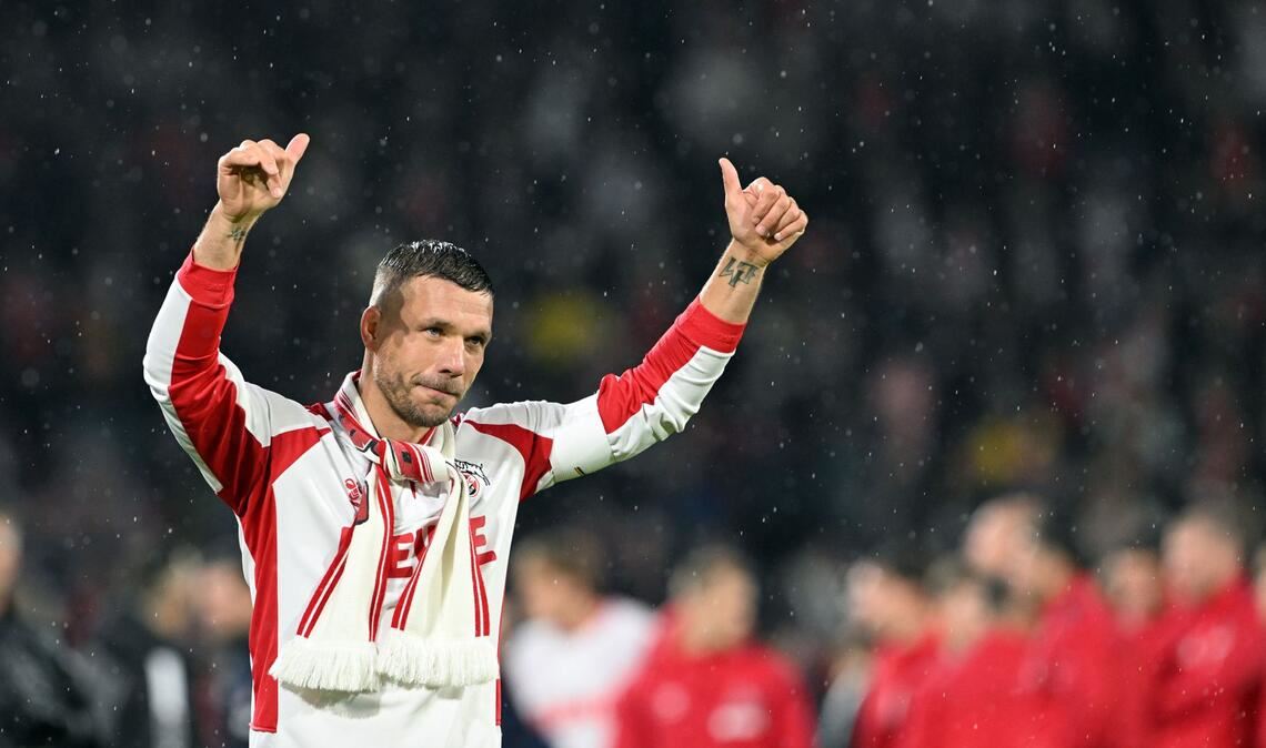 Lukas Podolski beendet seine Karriere.